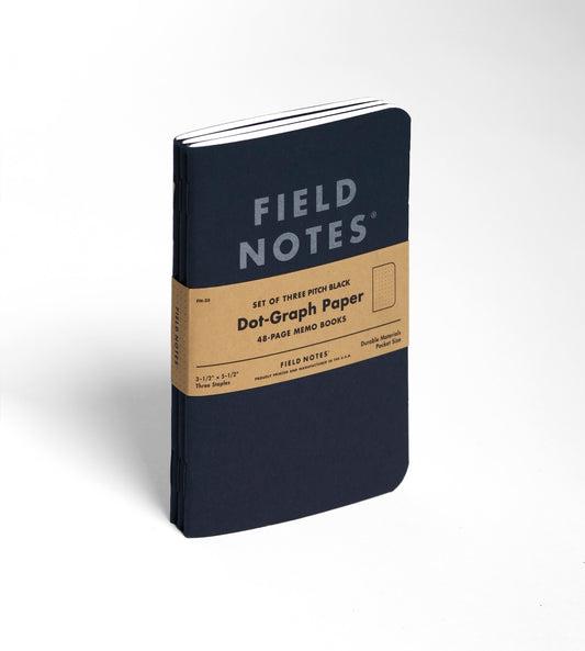 FIELD NOTES, Pitch Black Memo Books