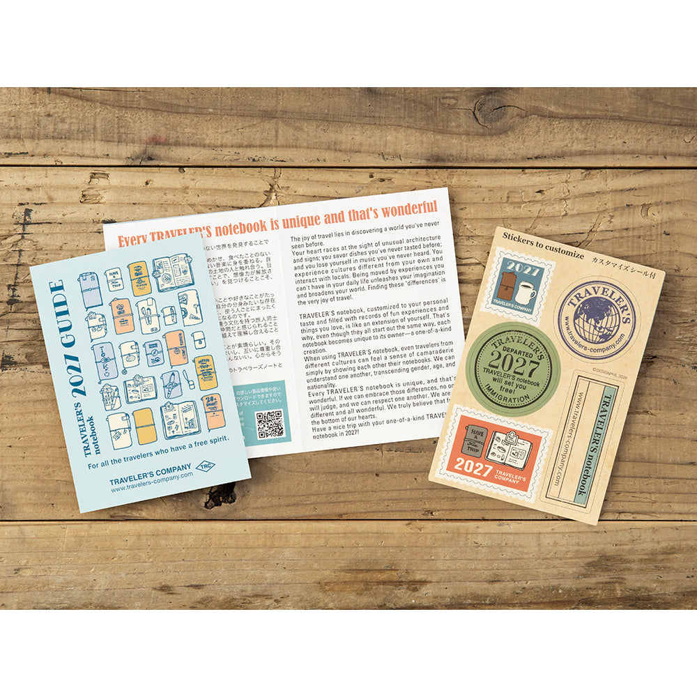 Traveler's notebook Passport Size Refill 2027 Monthly
