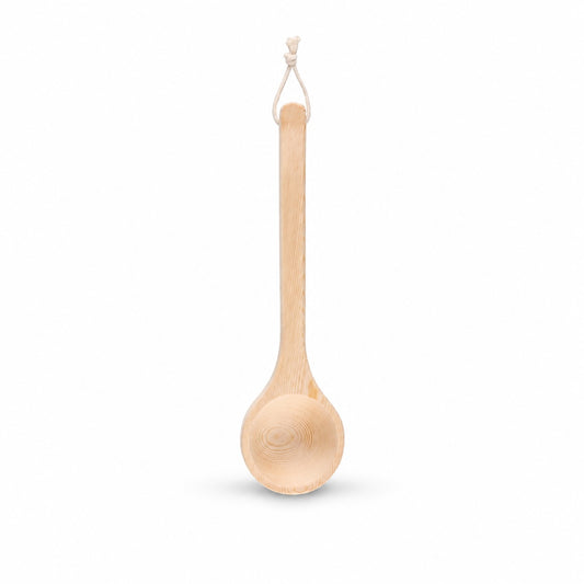 Traditional Wooden Sauna Ladle 36 cm