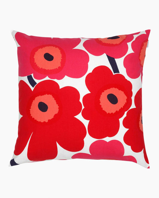 Unikko Cushion Cover - Red or Black