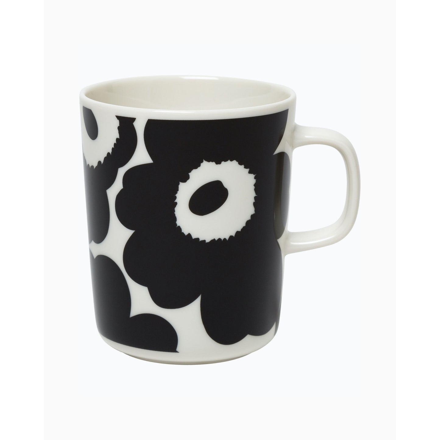 Unikko Black/White Mug