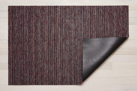 Shag Skinny Stripe Mulberry Mat