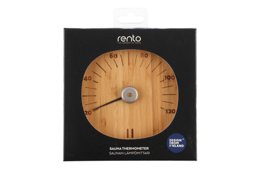Bamboo Sauna Thermometer