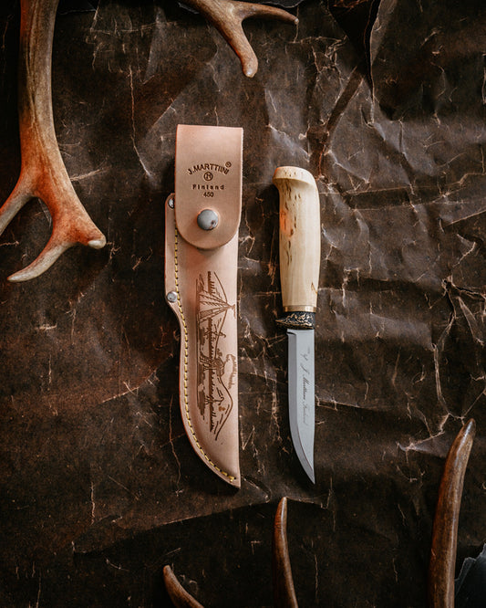 Deluxe Lynx Bronze Knife by Marttiini