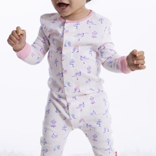 Zen Sloth Organic Cotton Magnetic Footie