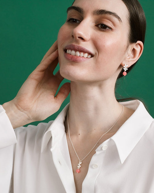 Pink Ribbon Silver Pendant