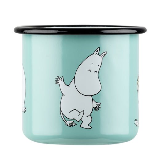 Retro Moomin Mint - Enamel Mug 370ml