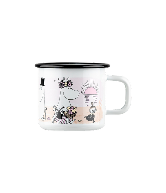Moomin “The Beach” Enamel Mug- 370ml