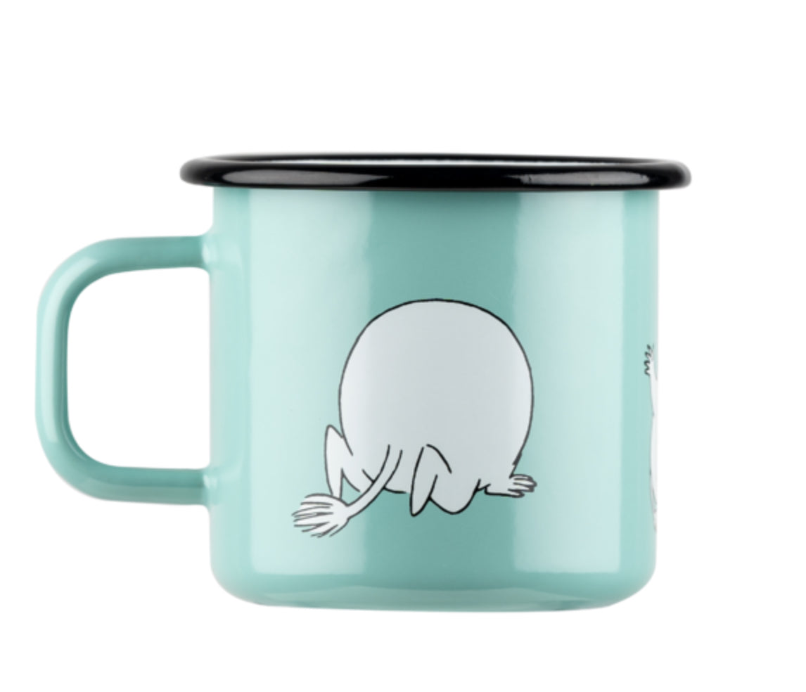 Retro Moomin Mint - Enamel Mug 370ml