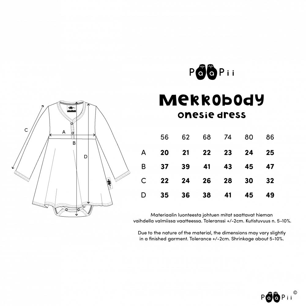 ONESIE DRESS, Mosspath, Grey