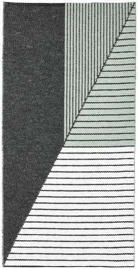 Stripe Plastic Mat - Green