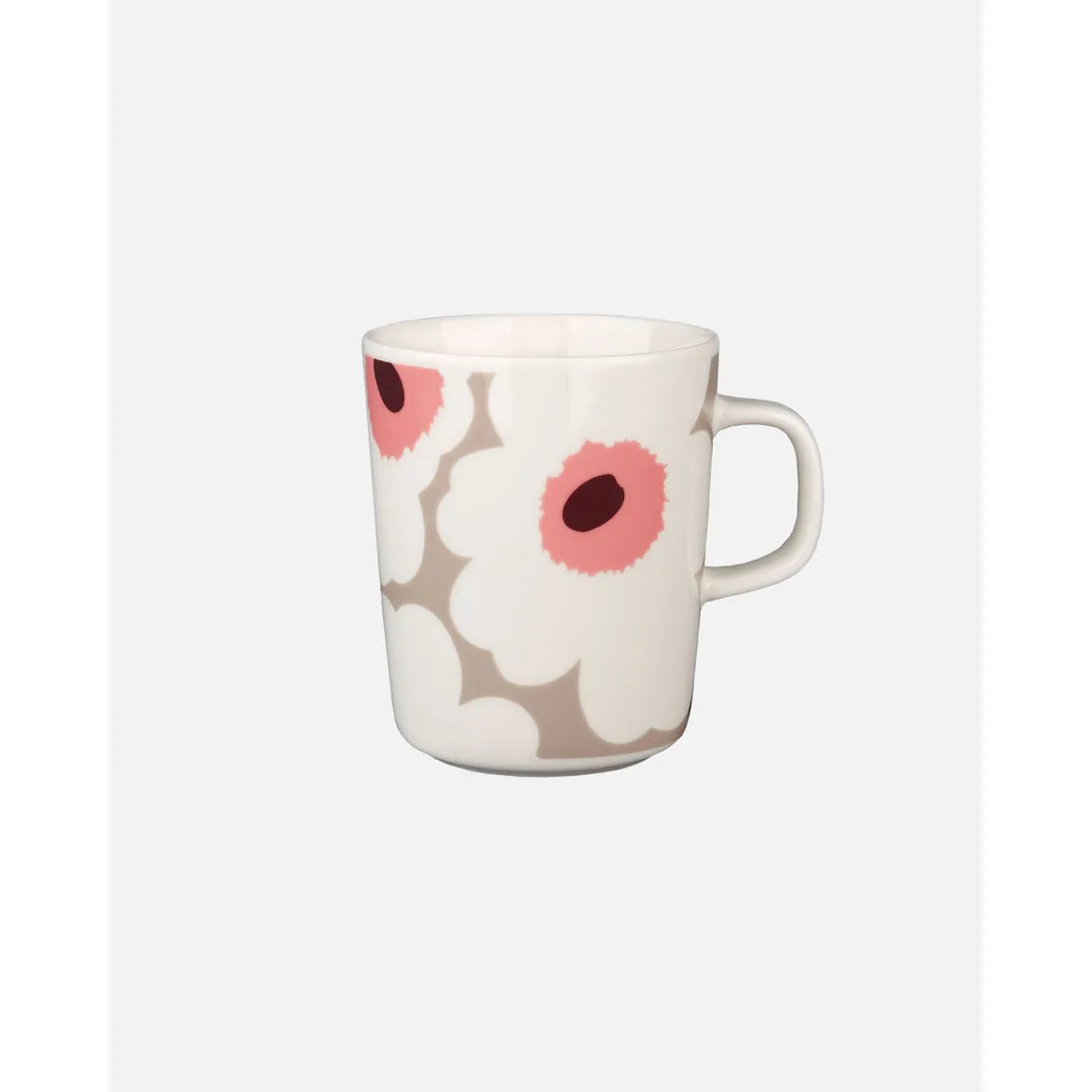 Marimekko Unikko Mug – Beige / Salmon / Cream (8.5 oz)