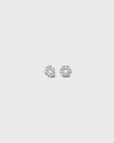 Maiden of the North mini silver earrings