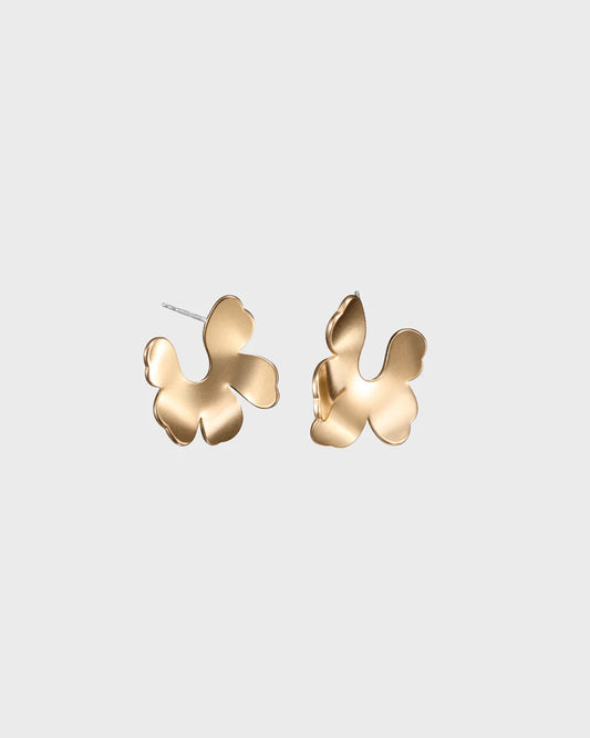 Kalevala x Marimekko Unikko Small Bronze Earrings