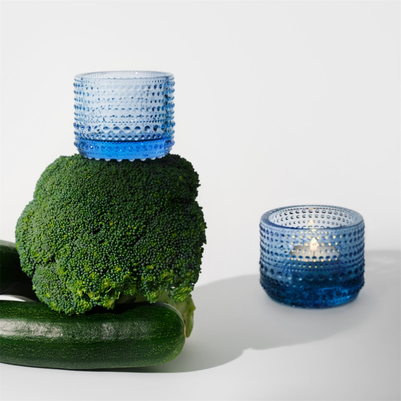 Kastehelmi Tealight Candleholder 64 mm – Aqua