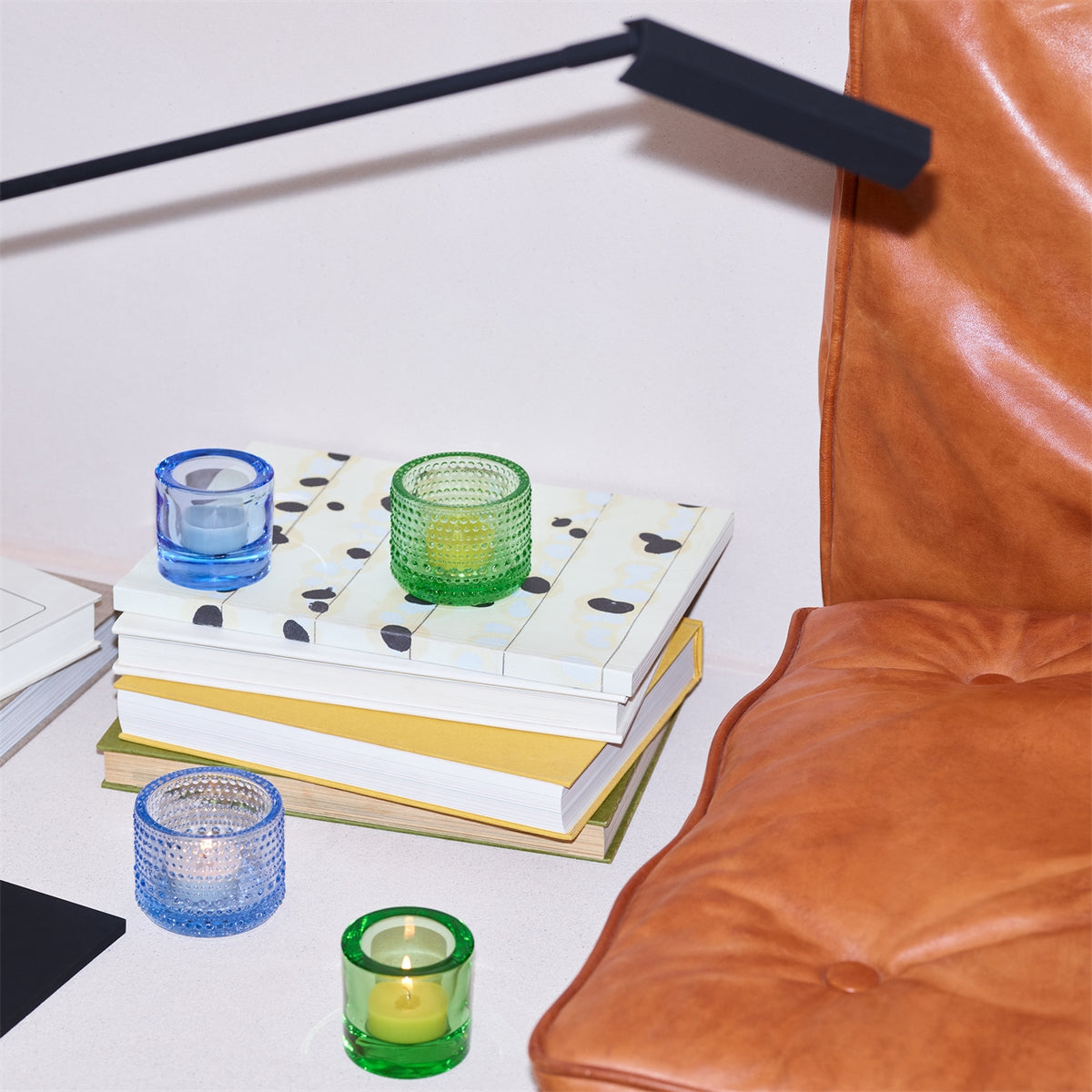 Kastehelmi Tealight Candleholder 64 mm – Aqua