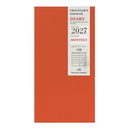 Traveler's notebook  Refill 2027 Monthly