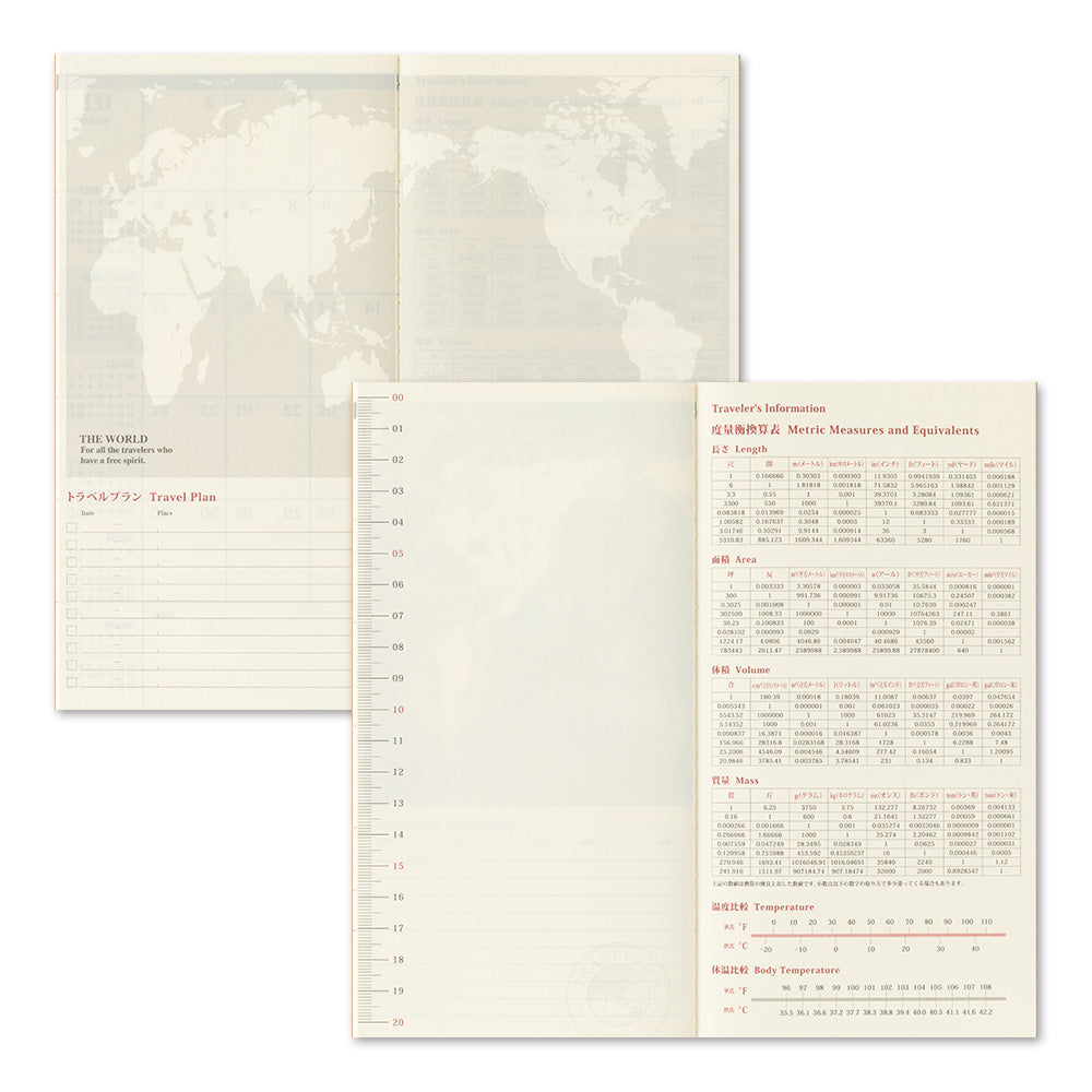 Traveler's notebook  Refill 2027 Monthly