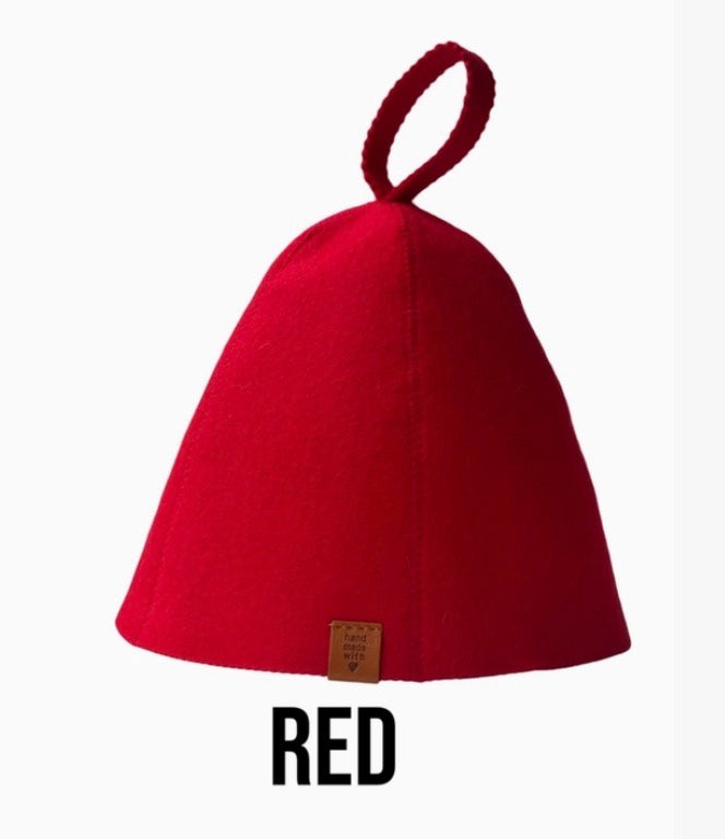 Sauna Hat Wool Felt - Unisex