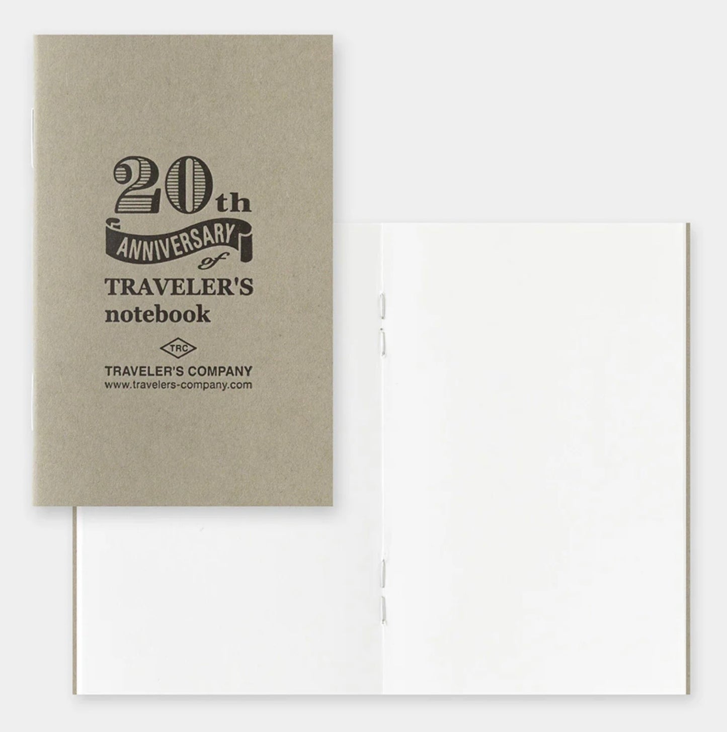Traveler’s Notebook Card Size 20th Anniversary Set - Brown