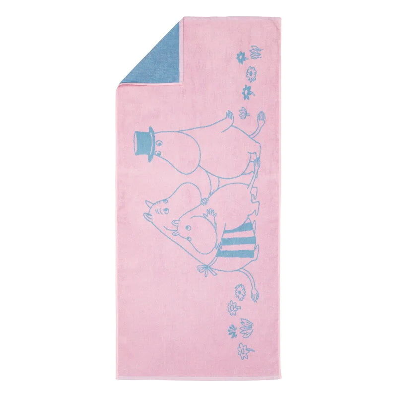 Moomin Bath Towel Family Time