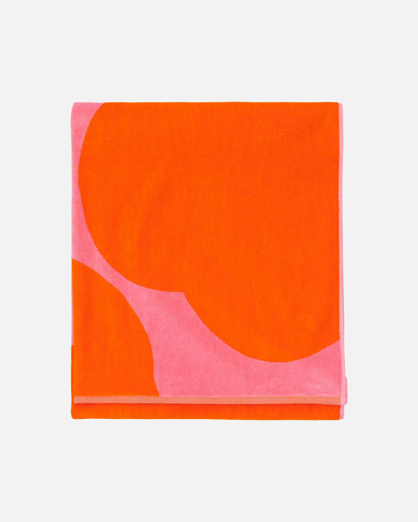 Iso Unikko Beach Towel - Pink, Orange