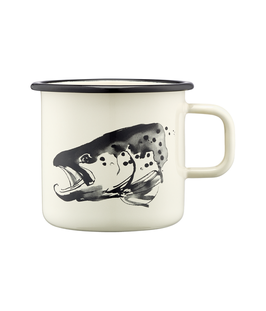 Teemu Järvi Enamel Pike and Trout Mug