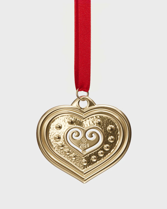 2024 Eura Heart Christmas Ornament