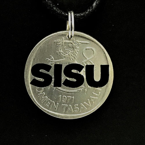 Sisu Necklace Finnish Markka Coin