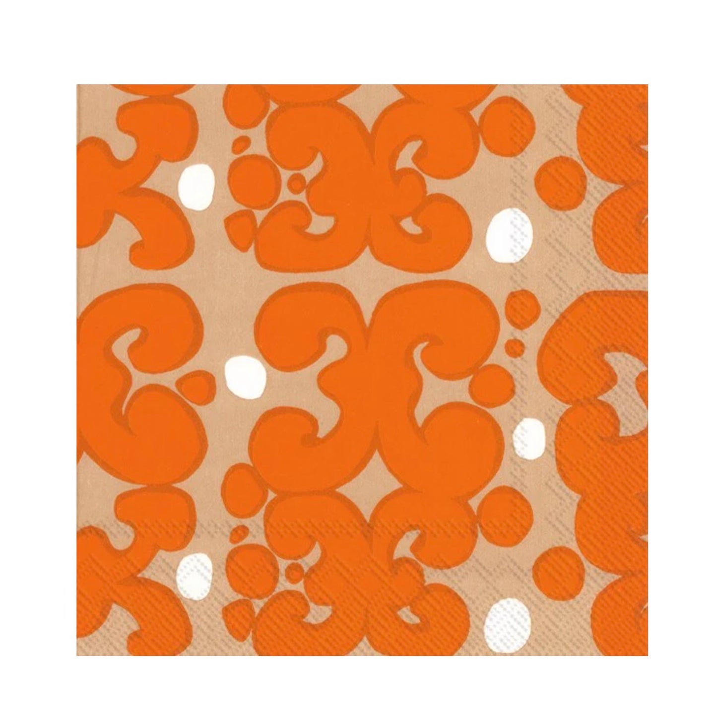Keidas Orange Cocktail Napkins