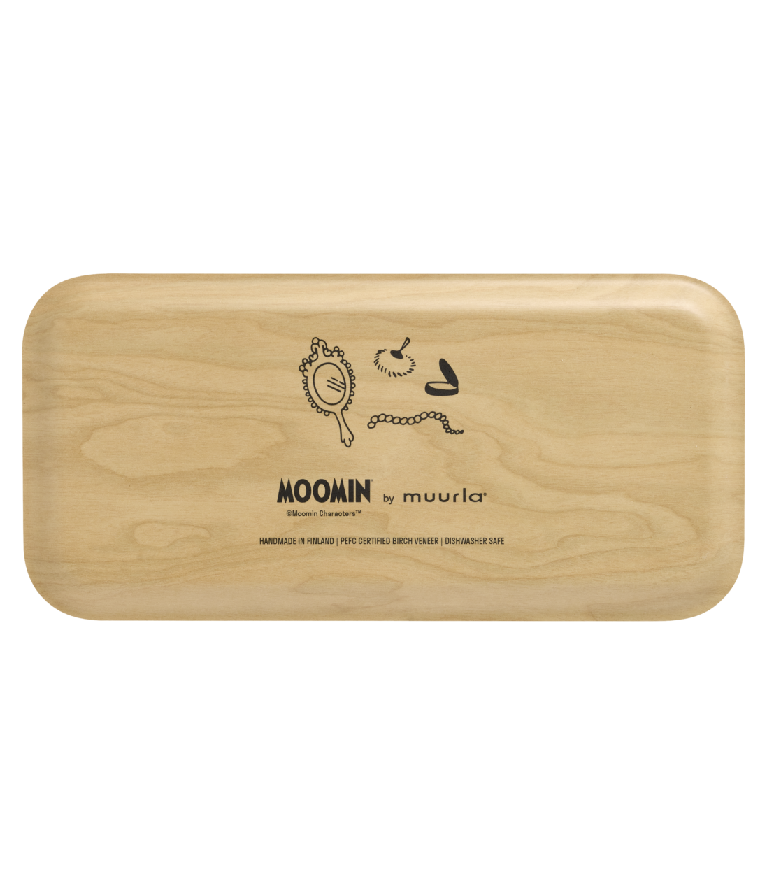 Moomin Tray Retro Characters - 27 x 13 cm
