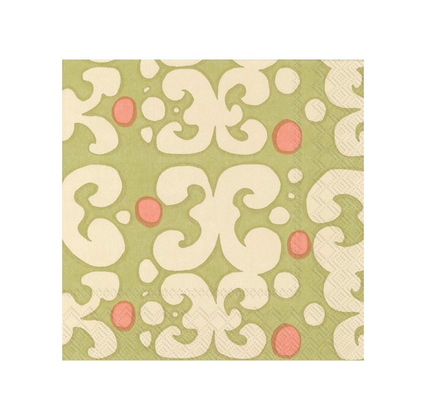 Keidas Light Green Cocktail Napkins