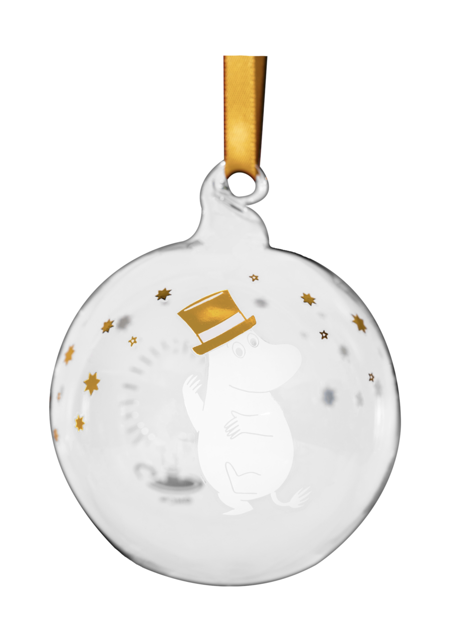 Moomin Christmas Ball Ornament Set of 3