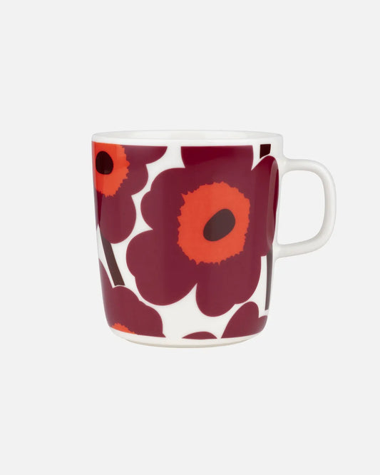 Unikko Mug 4dl Burgundy