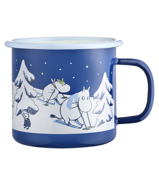 Moomin Starry Night Enamel Mug 370ml