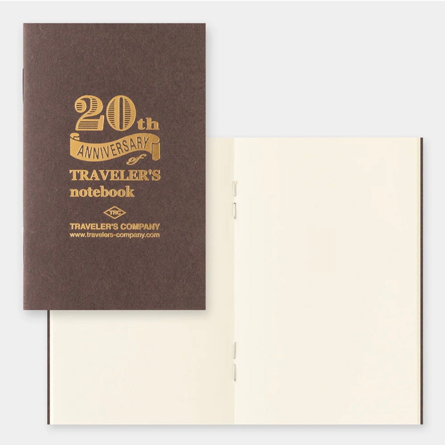 Traveler’s Notebook Card Size 20th Anniversary Set - Brown