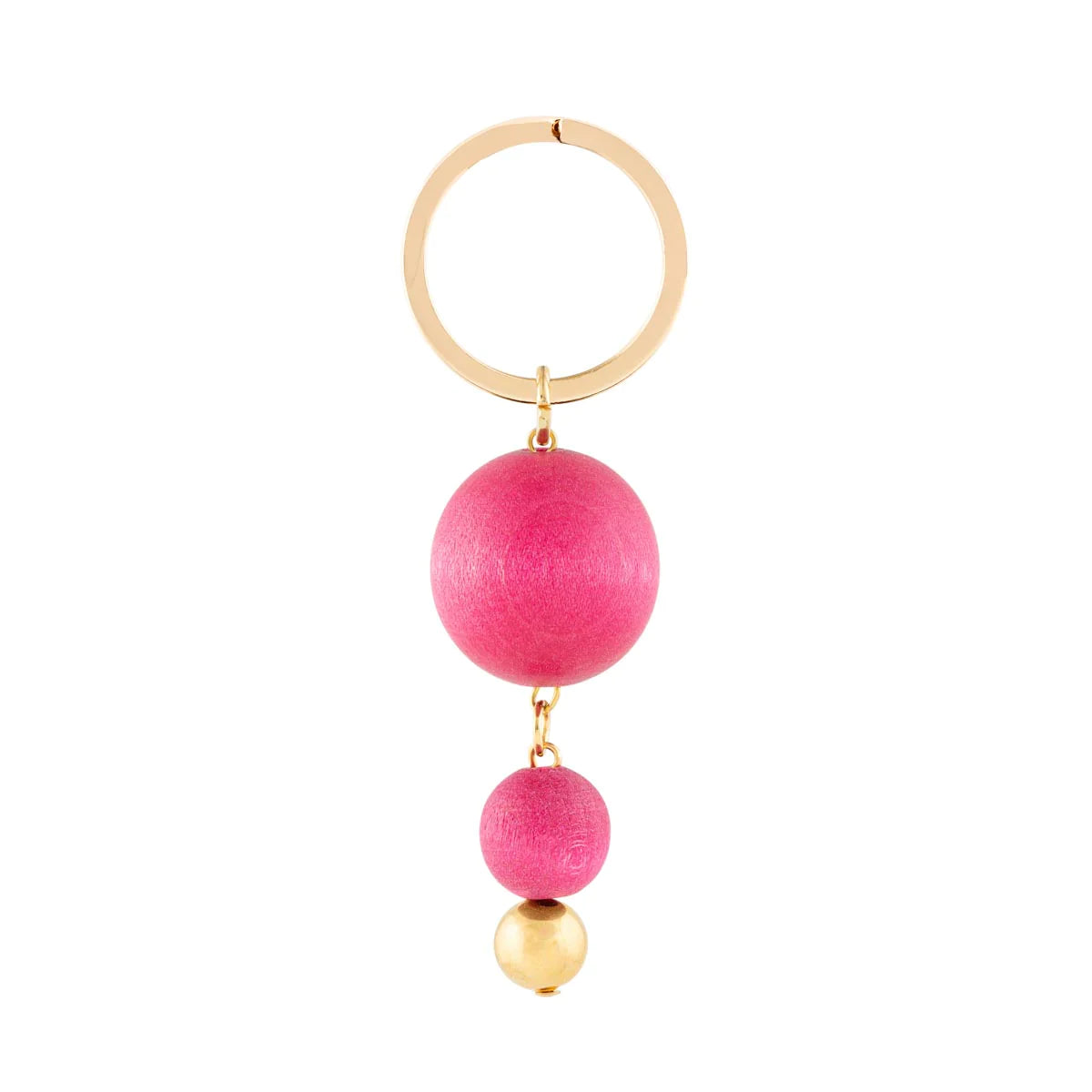 Aarikka Iisa Keyring, Pink and Gold