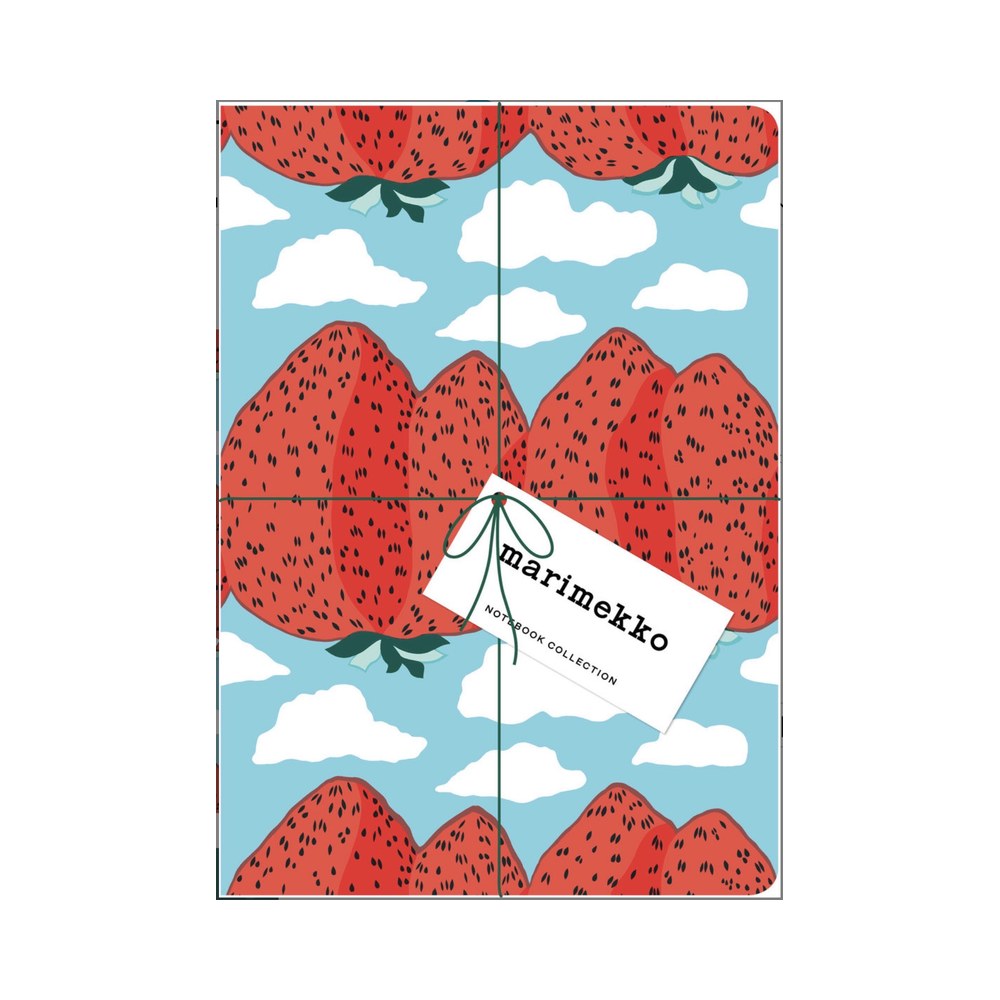 Marimekko Strawberry Notebook Collection