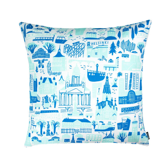 Helsinki Blue Cushion Cover  - Kauniste