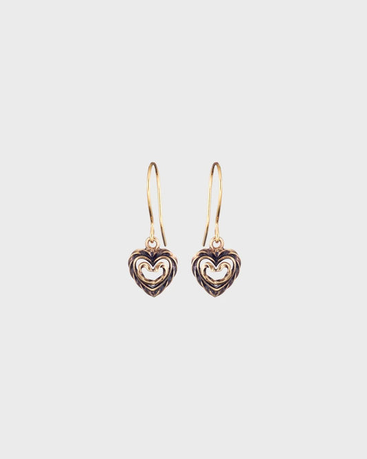 Heart of the House Bronze Earrings