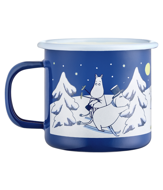 Moomin Starry Night Enamel Mug 370ml