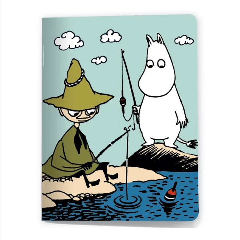 Mini Notebook - snufkin and Moomintroll