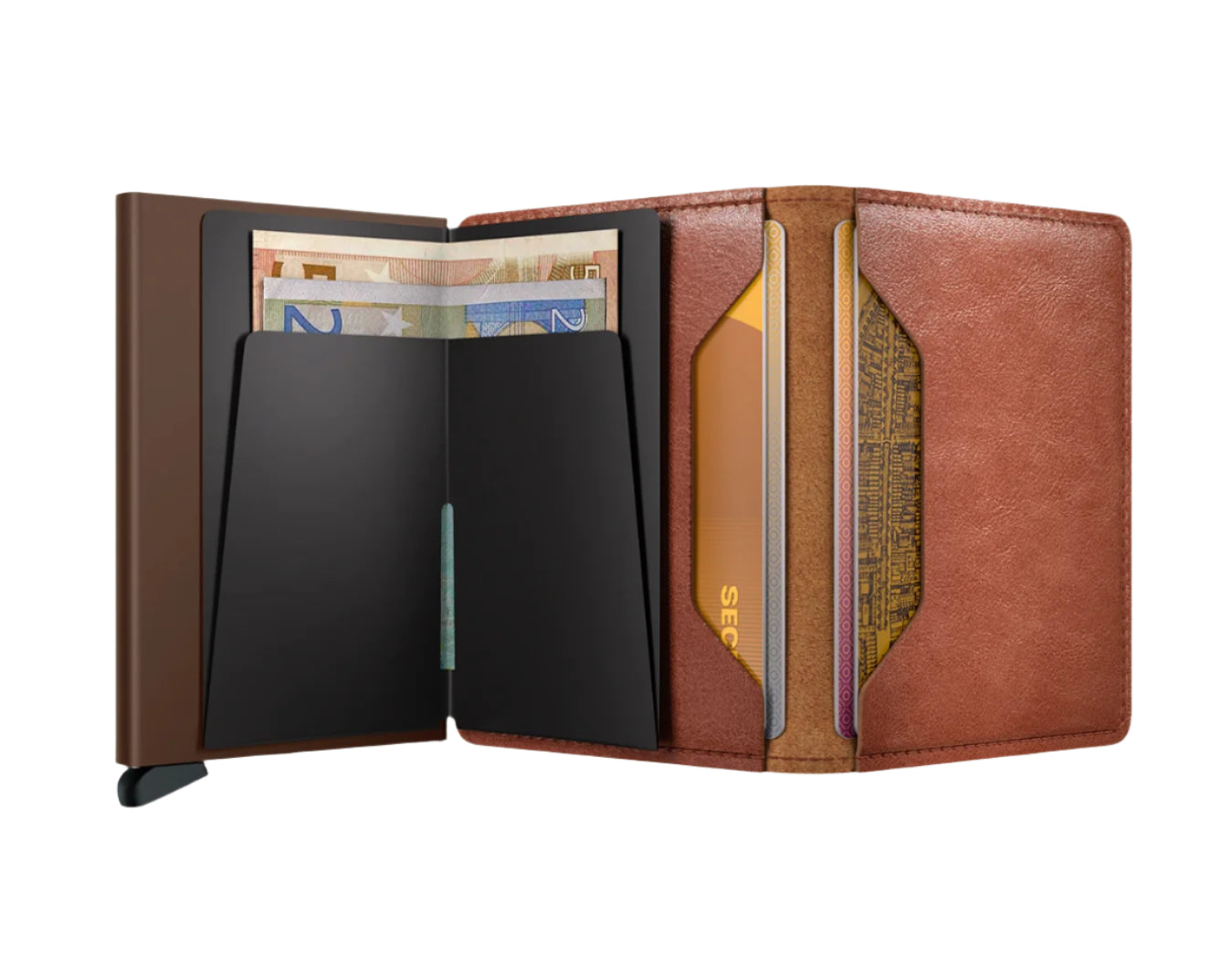 Slimwallet Vintage Cognac Brown