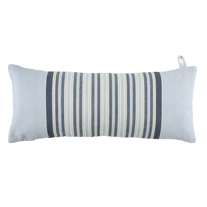 Sauna Cushion Stripe Blue 55 x 22 cm