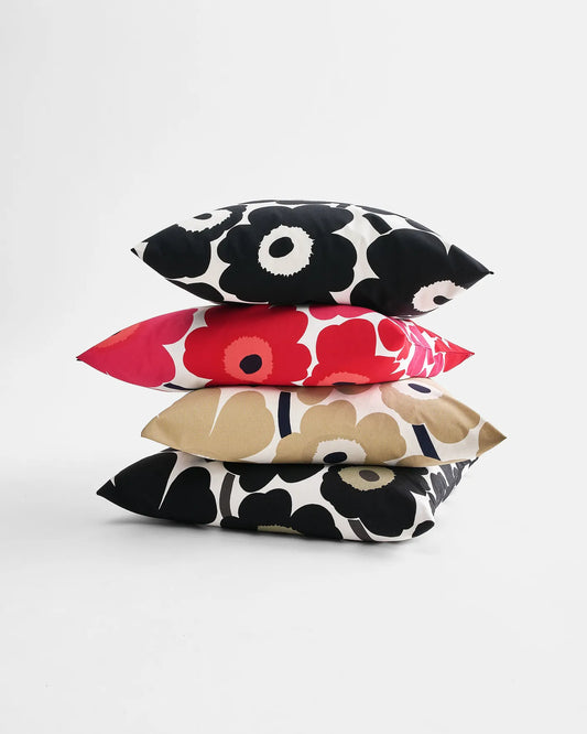 Unikko Cushion Cover - Red or Black