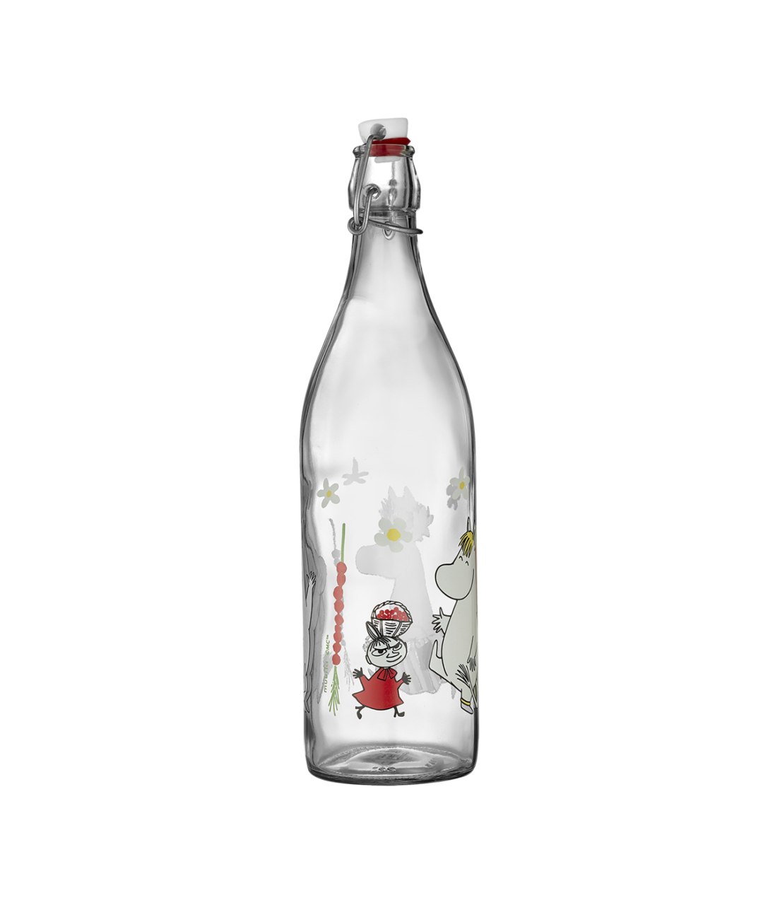 Moomin Wild Strawberries Glass Bottle
