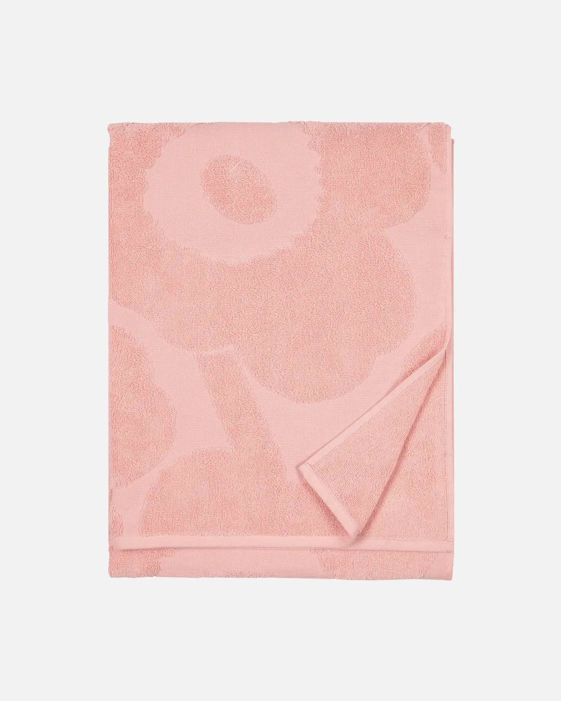 Unikko Bath Towel, Light Pink