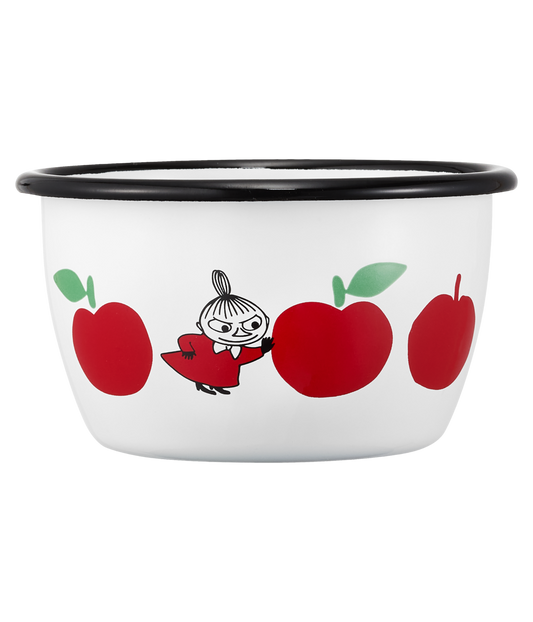 Moomin Enamel Bowl - Joyfull Apples