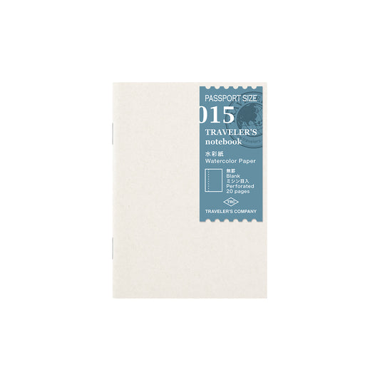 Traveler’s Notebook Passport Refill - Watercolour Paper 015