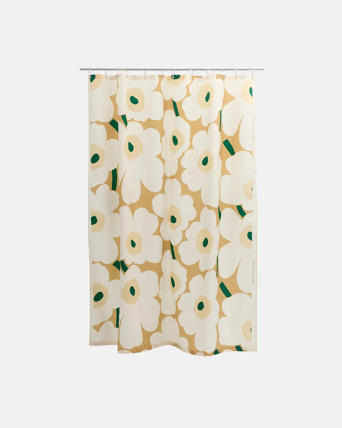 Unikko Shower Curtain | Hay, Emerald